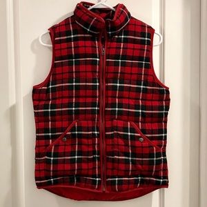 Target Plaid Vest - Medium